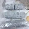 Faixa de Punho de Flanela para Lavar o Rosto Macaron Cor Sólida Absorvente de Água Suor Faixa de Punho para Lavar o Rosto Maquiagem Faixa de Cabelo Acessórios de Cabelo