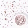 Paquete de material para manicura 2024 primavera y verano nuevo estilo mono mismo estilo hacha Corazón Torcido Cristal K9 diamante flash manicura al por mayor
