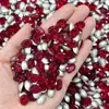 Cristal Dongzhou tamanho grande oval fundo pontiagudo strass ovo de pombo zircônia k9 strass de vidro acessórios para joias DIY atacado
