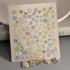 Wangyuan Fofo Botão Estilo Ins Adesivos para Unhas 579 Gelatina Colorida Retro Botão Adesivos de Unha Infantis Atacado