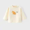 Nueva Camiseta de Algodón Puro para Primavera y Otoño, Nueva Camiseta Básica Casual de Algodón para Otoño e Invierno