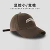 Gorra de béisbol negra para mujer, nuevo modelo 2026, ampliada y profundizada, visera ancha, adecuada para cabezas grandes, hace que el rostro se vea más pequeño, sombrero versátil