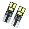 Producción LED T10-5630-6SMD decodificación de doble cara luz de posición luz de maletero trasero luz LED pequeña luz de matrícula