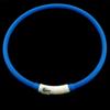 Nuevo collar luminoso LED para perros de Amazon, collar de silicona recargable por USB para mascotas.