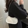 2025 nuevo bolso de hombro brillante de PU estilo extranjero personalidad Joker viento transfronterizo bolso de axila de verano una generación de bolso de mujer
