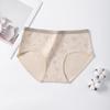Ropa interior de algodón crudo clase A para mujer 10A Entrepierna antibacteriana Algodón puro Bragas tipo triángulo para mujer Ropa interior 100% algodón Entrepierna extendida Venta al por mayor
