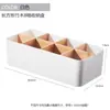 Cesta de Armazenamento Cosmético Removível de Bambu e Madeira Cesta de Armazenamento de Utensílios de Cozinha Caixa de Armazenamento de Madeira e Plástico para Mesa de Centro de Sala de Estar
