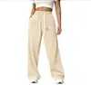 Pantalones Deportivos Casuales de Moda Callejera Hip-Hop Sueltos para Hombre 2026 Transfronterizos con Estampado de Anzuelo Forrados de Polar