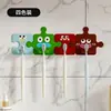 Soporte para cepillos de dientes Dopamine Puzzle Baño Sin Taladro Original Lindo Creativo Hogar Montado en Pared Estante de Almacenamiento para Baño