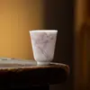 Xícara de chá de porcelana branca de alta qualidade com orquídea pintada à mão, xícara de flor de cerâmica feita à mão, xícara grande para o mestre, xícara de kung fu, xícara individual