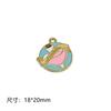 Medalla Logo Academia de Magia Aleación Goteo de Aceite DIY Accesorios de Joyería Aretes Colgante Joyería Colgante para el Cabello