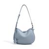 Bolso de Mano de Piel de Vaca de Primera Capa Estilo Nuevo Primavera/Verano 2026 Bolso Cruzado Clásico de Moda en Forma de Media Luna para Viaje Diario para Mujeres