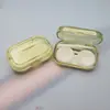 Estojo para Lentes de Contato Ins Caixa para Lentes de Contato Caixa d'Água Caixa Transparente de Cuidados Caixa Companheira Portátil Caixa Dupla Modelo Transparente