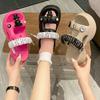 Sandalias de moda de celebridades de Internet para mujer, ropa de exterior de verano 2024, nuevas sandalias de plataforma antideslizantes de dos vías para la playa
