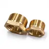 Adaptador Totalmente de Cobre de 6 Pontos para 4 Pontos, 4 Pontos para 2 Pontos, Adaptador de Conversão com Rosca Interna e Externa, Adaptador Redutor