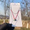 Tobillera de Cuerda Roja Estilo Nuevo 2026 para Mujer, Pequeños Accesorios de Moda al por Mayor, Elegante Estilo Coreano, Transfronterizo Europeo y Americano