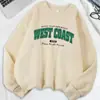 Sudadera de Estilo Coreano 2025 con Estampado de Letras de Manga Larga para Mujer en Otoño e Invierno Estilo Perezoso Versátil Estudiante Terciopelo Espesado Top
