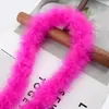 Tira de plumas planas de color directo de fábrica Tira de lana de pavo materiales de decoración manualidades regalo de Navidad DIY
