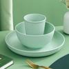 Amazon popular tazón de sopa de paja de trigo taza de agua plato traje hogar nuevo grano fino taza plato juego de tazones
