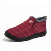 Novas Botas de Algodão Quentes de Tamanho Grande para o Inverno com Forro de Lã, Botas de Neve Espessadas Estilo Velho Pequim, Sapatos Casuais Quentes