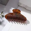 Estilo Coreano Acessível Luxo High-End Ácido Acético Grande Oval Grampo de Cabelo Parte de Trás da Cabeça Acessório de Cabeça Moda Versátil Estilo Francês Pinça para Mulheres