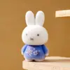 Lindos Accesorios de Conejo Miffy Afelpados para Zapatos Crocs, Figuras de Juguete de Moda, Muñecos Afelpados Creativos, Adornos de Escritorio