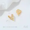 Clip de Oreja para Mosquitero Color Cobre Chapado en Oro de 14 Quilates que Conserva el Color Sin Perforación con Colgante Materiales para Accesorios de Aretes Hechos a Mano DIY
