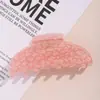 Nuevo Clip Pinza para Cabello de Placa de Ácido Acético Simple Elegante Disco Trasero Pinza para el Pelo Moda Letras de Diamante Pinza de Tiburón Joyería Mujeres