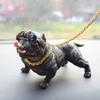Bully dog carro carro ornamentos decorações do carro console central personalidade criativa social decoração do cão do zodíaco cão