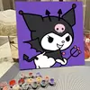 Pintura acrílica dibujos animados infantiles hecho a mano diy pintura al óleo digital pintura al óleo al por mayor verano graffiti decoración para colorear pintura para colgar