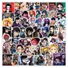 200 Pegatinas de Anime Japonés Demon Slayer de Dibujos Animados Únicas Pegatinas de Graffiti para Casco, Motocicleta, Equipaje Transfronterizas