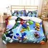 Deseo Juego de Cama Clásico de Mario con Estampado Digital de Tres Piezas de Venta Caliente Transfronteriza de Amazon