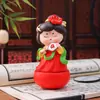 Adornos de Escritorio Estilo Antiguo, Muñeco de Jade Grande Roly-Poly, Decoración del Hogar Tang Xiaohuan, Souvenirs Culturales y Creativos Populares