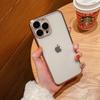 Funda para teléfono móvil de TPU mate chapado para iPhone 15, Apple 14Pro viene con película de lente 13, cubierta protectora todo incluido