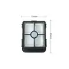 Adecuado para filtro de cepillo principal Bissell Crosswave Cordless Max 2554 2590 2787 2765