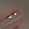 Brincos de Argola de Prata S925 com Zircônia e Pérola, Suaves e Versáteis, para Mulheres, Brincos de Luxo Leve de Alta Qualidade, Acessórios de Orelha de Temperamento Únicos e Bonitos
