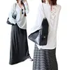 Camiseta Blanca de Manga Larga con Cuello en V Estilo Coreano con Espalda Descubierta para Mujer, Primavera/Verano 2026 Otoño Delgada Holgada Protector Solar Cover-Up Top