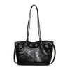 Nuevo Producto 2026: Mismo Estilo que Yuezhi, Moderno y Versátil, Bolso Tote Vintage Desgastado de Contraste de Color, Bolso de Mano y Bolso de Hombro con Diseño Yuezhi