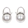 Aretes Simples y Versátiles con Diseño de Borla, Elegantes Aretes de Perla Roja, Disponibles en Tres Colores, Aretes de Perla de Imitación de 14 mm