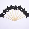 Empaque para hornear estrella de cinco puntas una variedad de inserto para decoración de pasteles serie brillante decoración para bodas 10 piezas