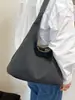 Bolsa de Lona Rayada de Gran Capacidad para el Trayecto Diario Mujer 2026 Nueva Moda Versátil Bolso de Hombro Único Bolso Tote para Salir y Trabajar
