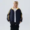Chaqueta Reversible para Hombre y Mujer, Nueva de Primavera y Otoño Estilo Coreano Holgada Chaqueta de Béisbol para Estudiantes con Cuello Alto