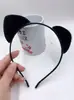 Nova Tiara de Gato com Estampa de Leopardo de Desenho Animado para Mulheres, Tiara de Pelúcia Fofa e Versátil para Sessões de Fotos, Apresentações e Acessórios de Cabelo para Cosplay