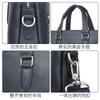 Fábrica en stock venta directa bolso de mano de cuero para hombre bolsa para computadora de 14 pulgadas maletín de negocios de alta gama 7410