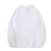 Camiseta de manga larga para hombre de 230g de peso pesado, algodón peinado, cuello redondo, algodón puro, corte holgado, camiseta básica, venta al por mayor
