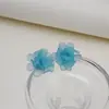 Pendientes Europeos y Americanos Más Vendidos, Verano de Hadas, Pendientes de Flor Fresca Tridimensional, Pétalos, Pendientes Súper de Hada, Pendientes Sencillos