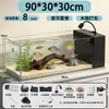 Tanque de Pantalla de Escritorio con Filtro Lateral de Vidrio Ultra Transparente Acuario Paisajístico para Uso Doméstico Tanque de Acuario con Filtro Lateral