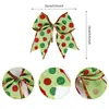 Adornos Navideños Personalizados de Bola de Felpa Nuevos Decoraciones de Ambiente para Fiestas Lazo Navideño Verde del Grinch