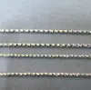 Colar Corrente Veneziana Especial Clavícula Prata de Lei S925 Feminino Simples Material Pérola Joia Prata Quebrada