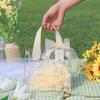 Bolsa Tote Grande Souvenir Bolsa de Regalo Transparente Gama Alta Femenina Dama de Honor Exquisita Bolsa Pequeña de Regalo Caja de Empaque Vacía